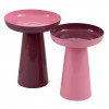 conjunto mesas rosa