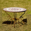 Mesa jardín hierro Chapra