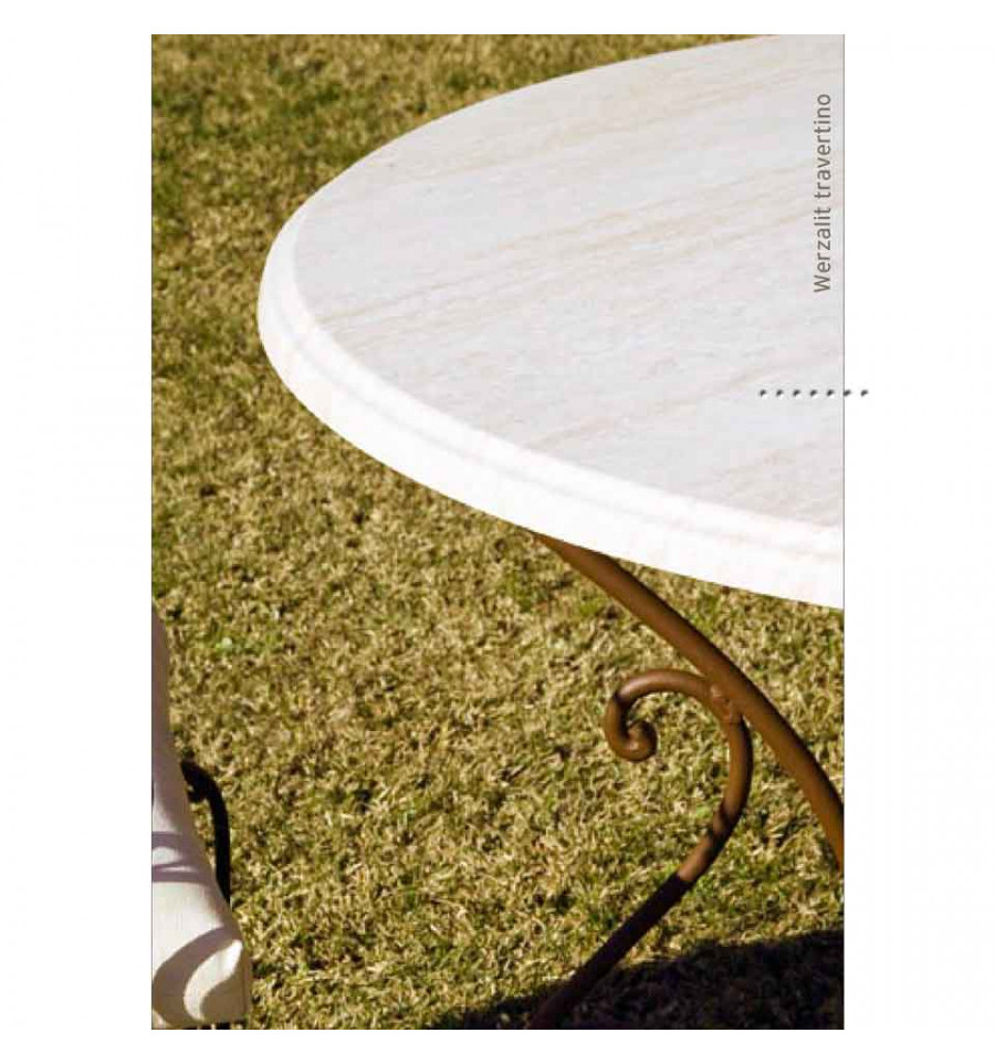 Mesa de forja en hierro para jardín Octavia Forja Hispalense.