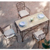 Mesa de hierro para jardín Kanpur