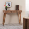 Consola de madera natural Londres