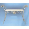 banqueta de forja para dormitorio isabel