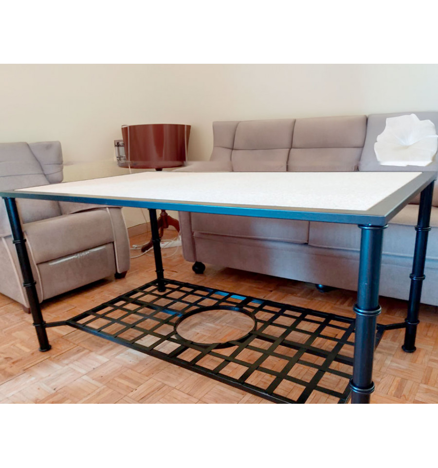 Mesa camilla rectangular Cádiz - Forja Hispalense