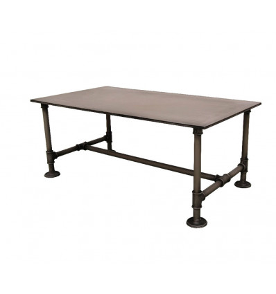 mesa de centro en forja mecano