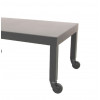 mesa de centro con ruedas chapista