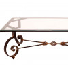 mesa de centro en forja Tosca