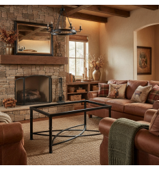 Mesa de camilla de forja Almería