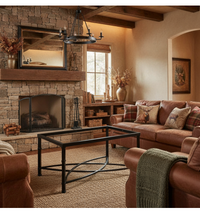 Mesa de camilla de forja Almería