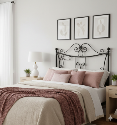 cabecero de forja barato modelo clasico