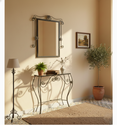 consola de forja cleopatra