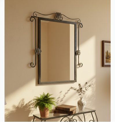 espejo de forja cleopatra