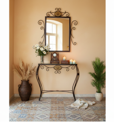 consola de forja alba