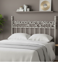 Cabecero de forja Cádiz detalles