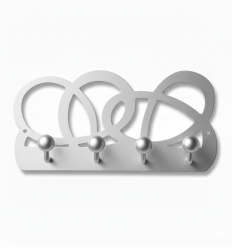 Percha de forja Laberinto