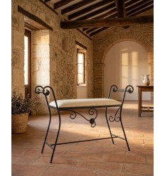 Banqueta de forja Marbella