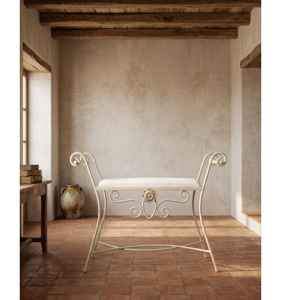 banqueta de forja para dormitorio combo
