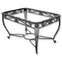 Mesa de ferro forjado Rústica
