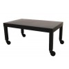 mesa de centro con ruedas chapista