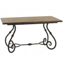 Pé de mesa de forjamento Granada