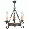 lampara rustica damari 3 luces
