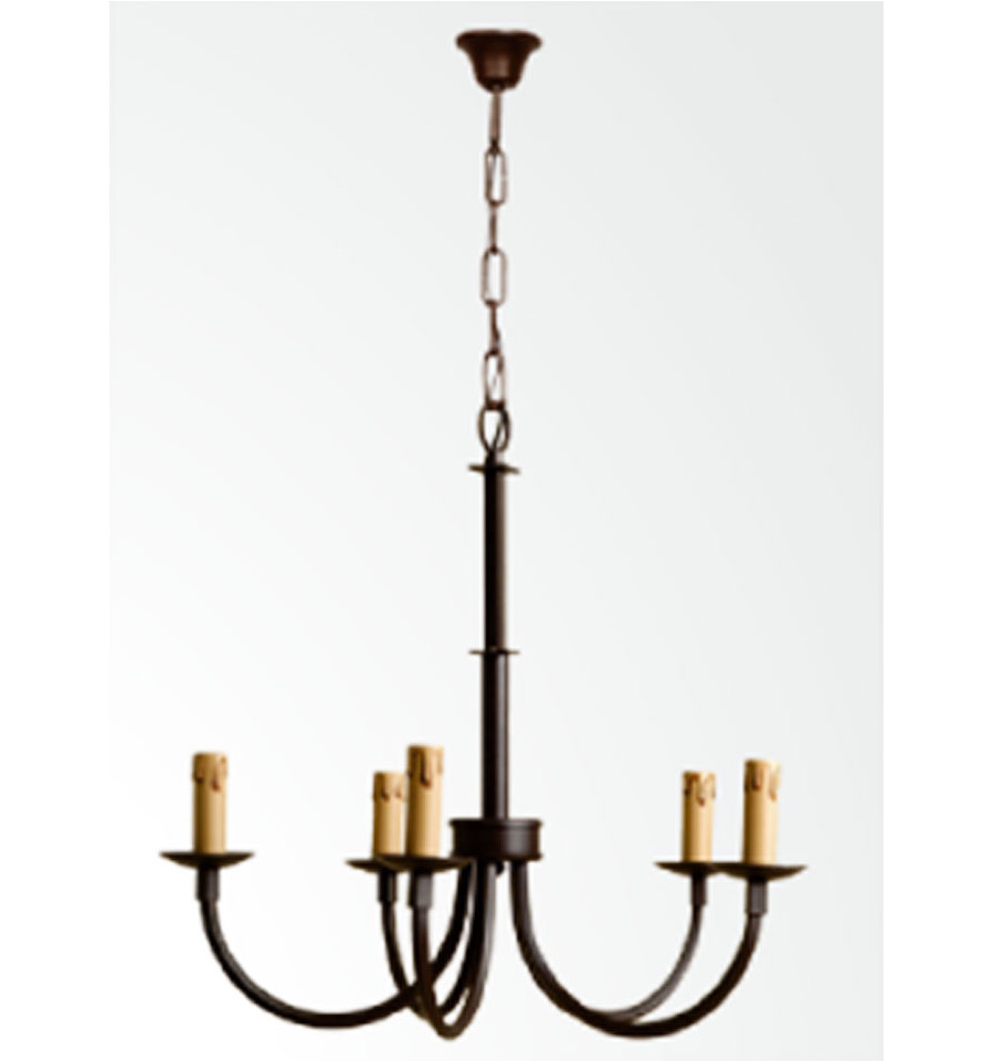 Lámpara forja techo