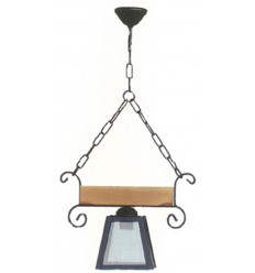 LÁMPARA RÚSTICA MADERA 10