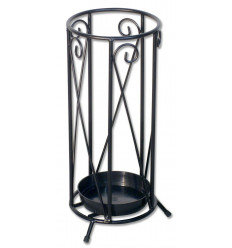 Suporte para guarda-chuva preto