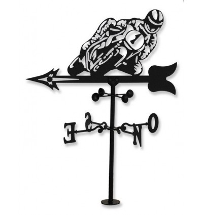 Motociclista cata-vento