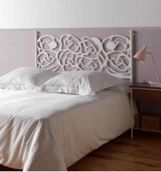 Cabecero de forja moderno Flor