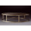 Mesa de centro redonda de madera