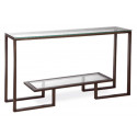 Mesa consola cristal