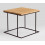 Mesa auxiliar estilo industrial