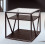Mesa auxiliar de hierro y madera