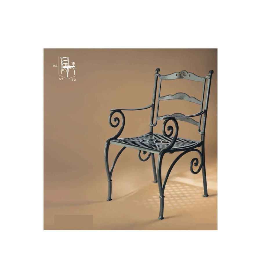 Sessel aus Aluminium Rocío