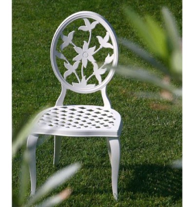 silla de aluminio versalles