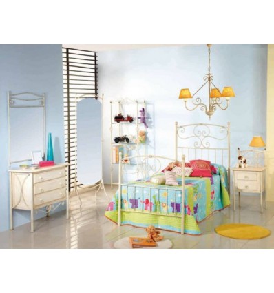 Voll schmiedeeisernes Bett Granada