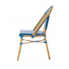 Silla de exterior azul