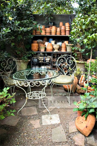 muebles de forja para jardin