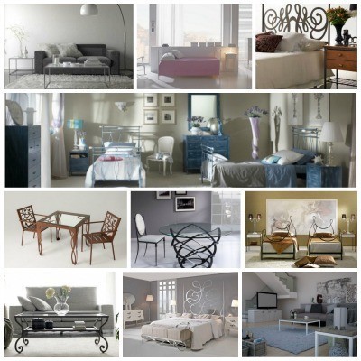 como decorar con muebles de forja portada