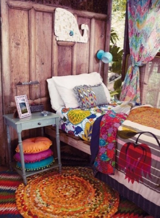 Estilo boho chic para el dormitorio infantil