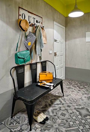 estilo bohemio para los muebles de entrada