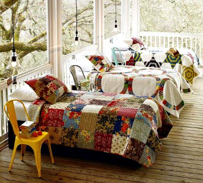 muebles de forja para una casa en la playa