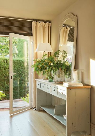 Muebles de entrada con y sin espejo - Forja Hispalense