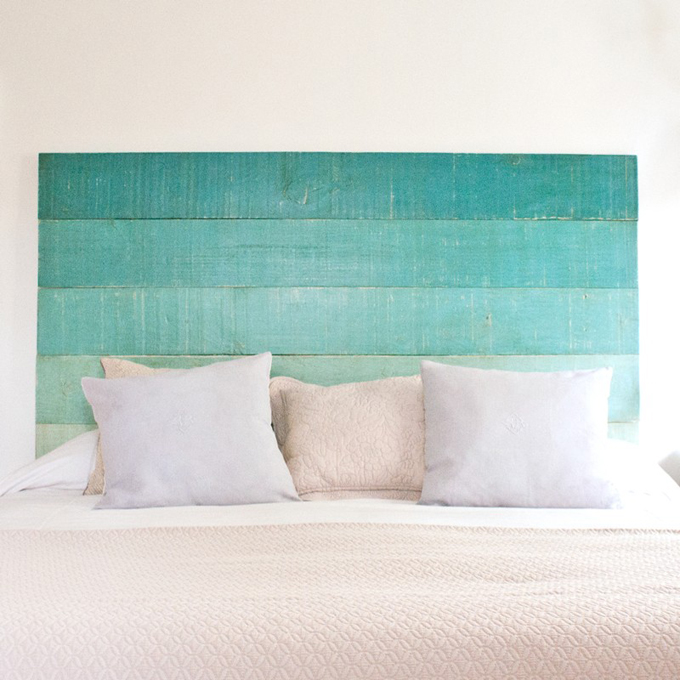 cabecero madera colores