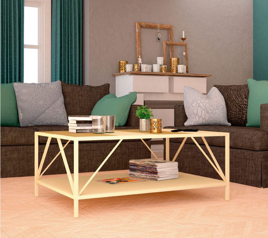 estilo vintage - Mesa de centro industrial Thor
