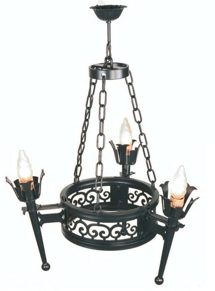 decoracion medieval - Lámpara rústica Berenice