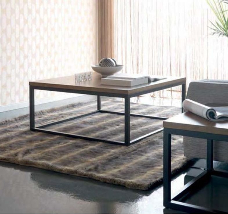 mesas de centro de diseño - Mesa de centro de forja modelo Milán